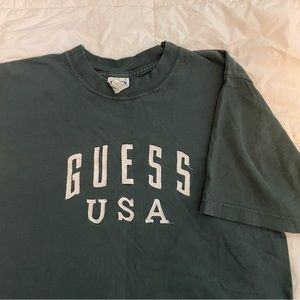 Vintage Guess t-shirt, green, M